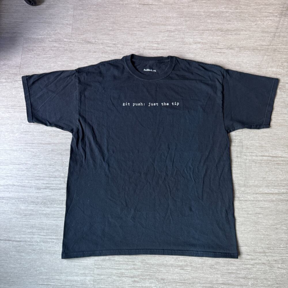 Funny Computer Coding Shirt Git Push Geek Threads… - image 3